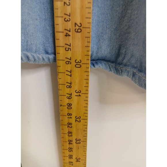 Looney Tunes Shirt Mens‎ Large Blue Denim Button Up Embroidered Bugs Taz Daffy - Picture 5 of 7